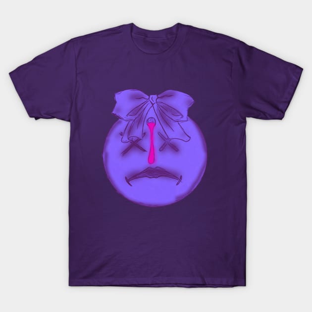 Purple Female DeaDBeaT Logo T-Shirt by 3DeaD5BeaT7